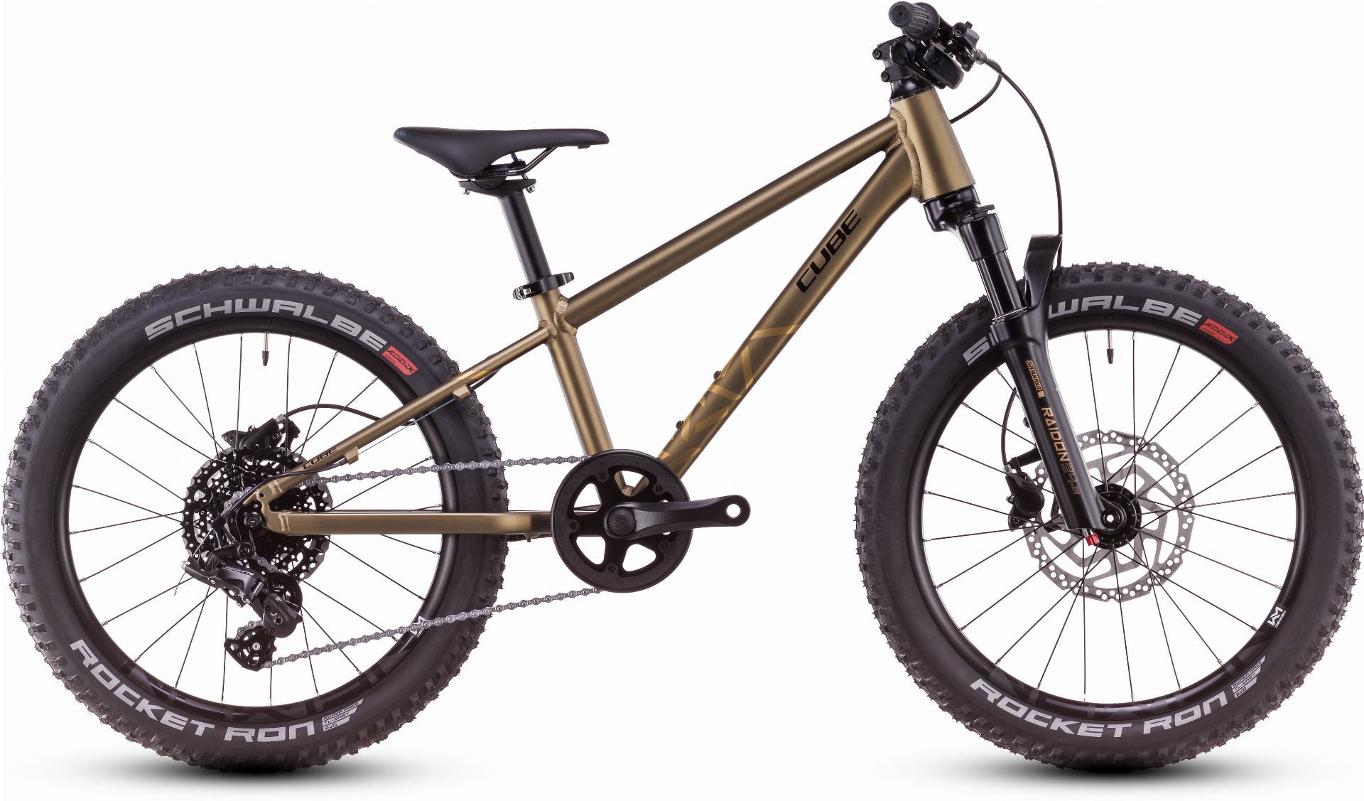 Cube Reaction 200 TM Kinderrad Diamant 20" goldenlime ́n ́black one size