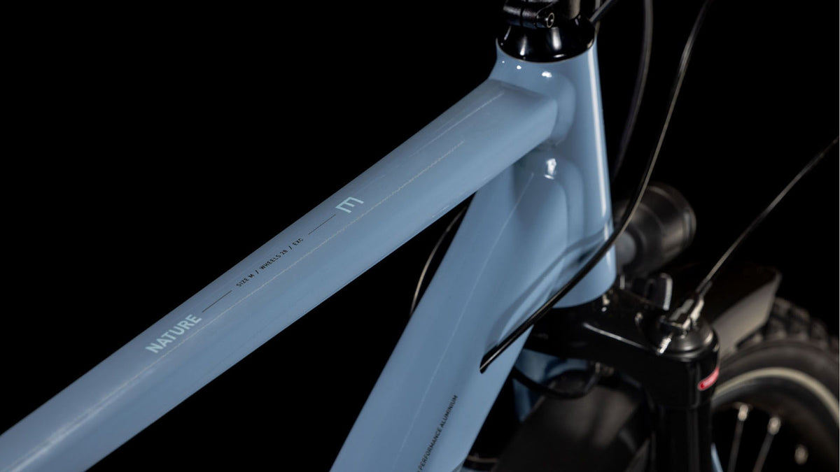 fahrrad cube nature Cube Nature EXC Allroad Trekkingrad Diamant 28" pigeonblue´n´black – Biketech24