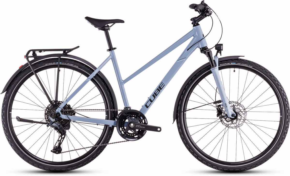 cube nature trekkingrad Cube Nature EXC Allroad Trekkingrad Trapeze 28" pigeonblue´n´black –  Biketech24