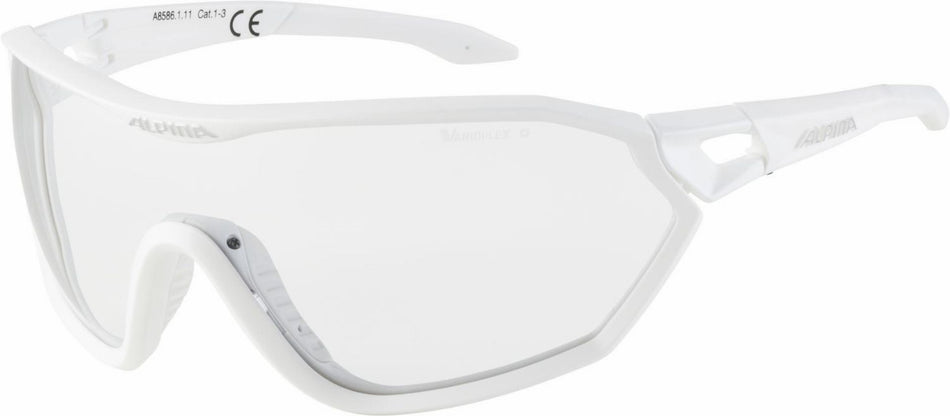 Alpina S-Way V Sportbrille white matt