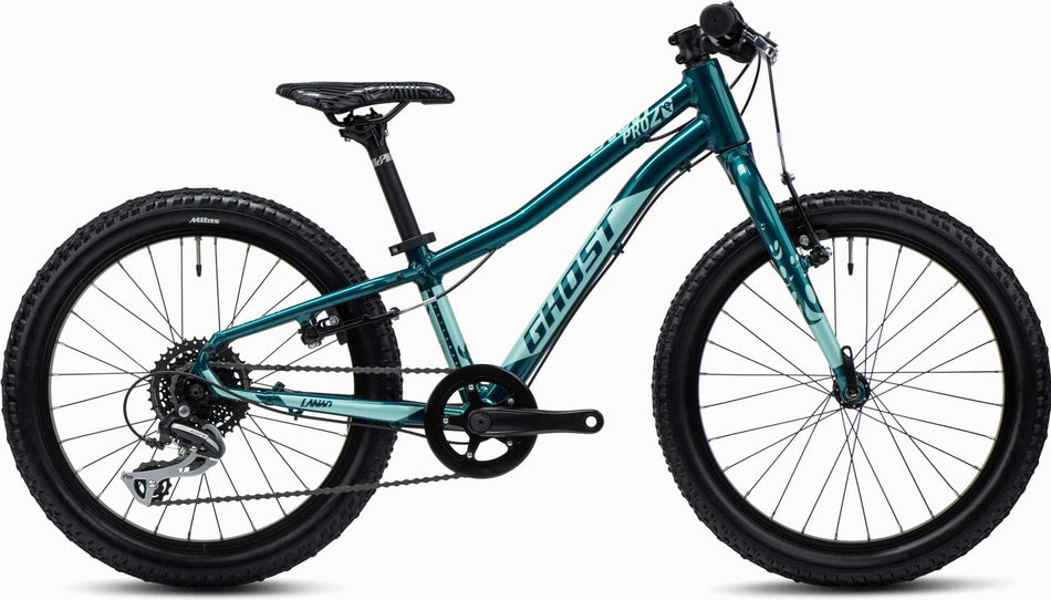 Ghost Lanao 20" Pro Kinderrad Diamant green goldlit/light mint glossy