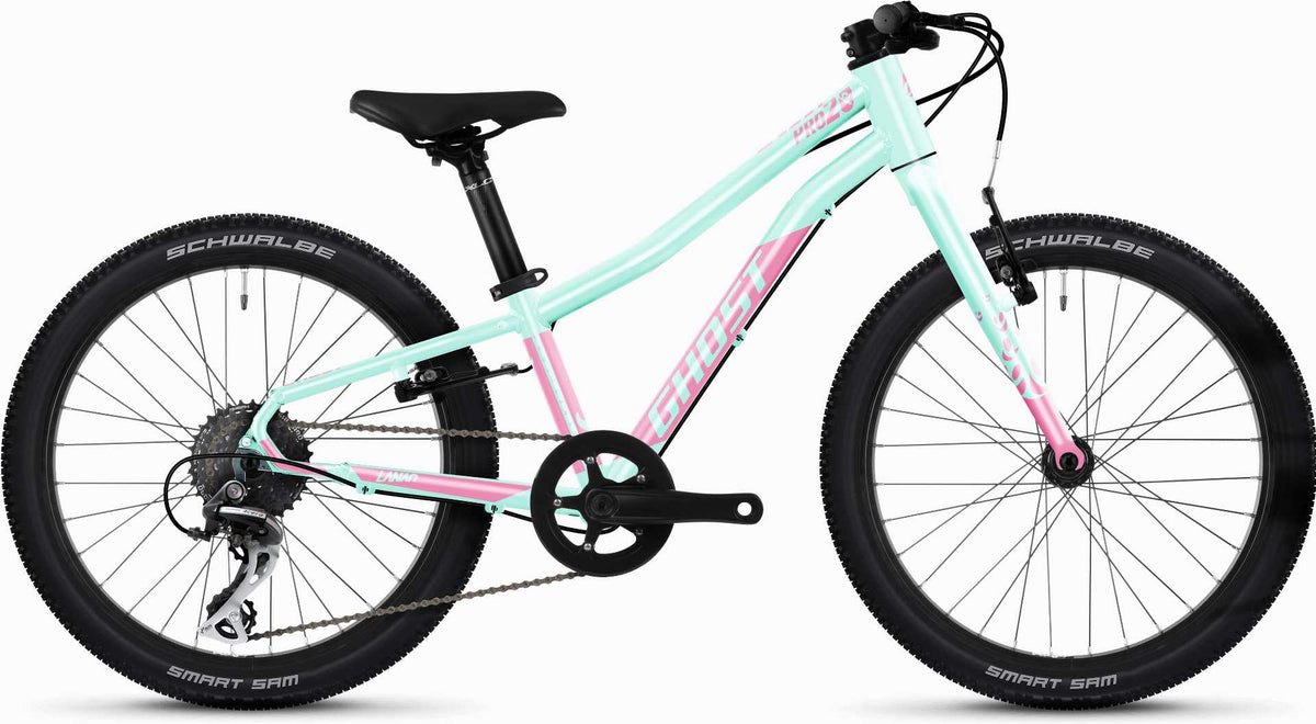 Ghost Lanao 20" Pro Kinderrad Diamant light mint/pink shimmer glossy