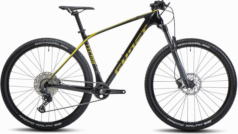 Ghost Lector LC MTB-Hardtail Diamant 29" black/kiwi glossy