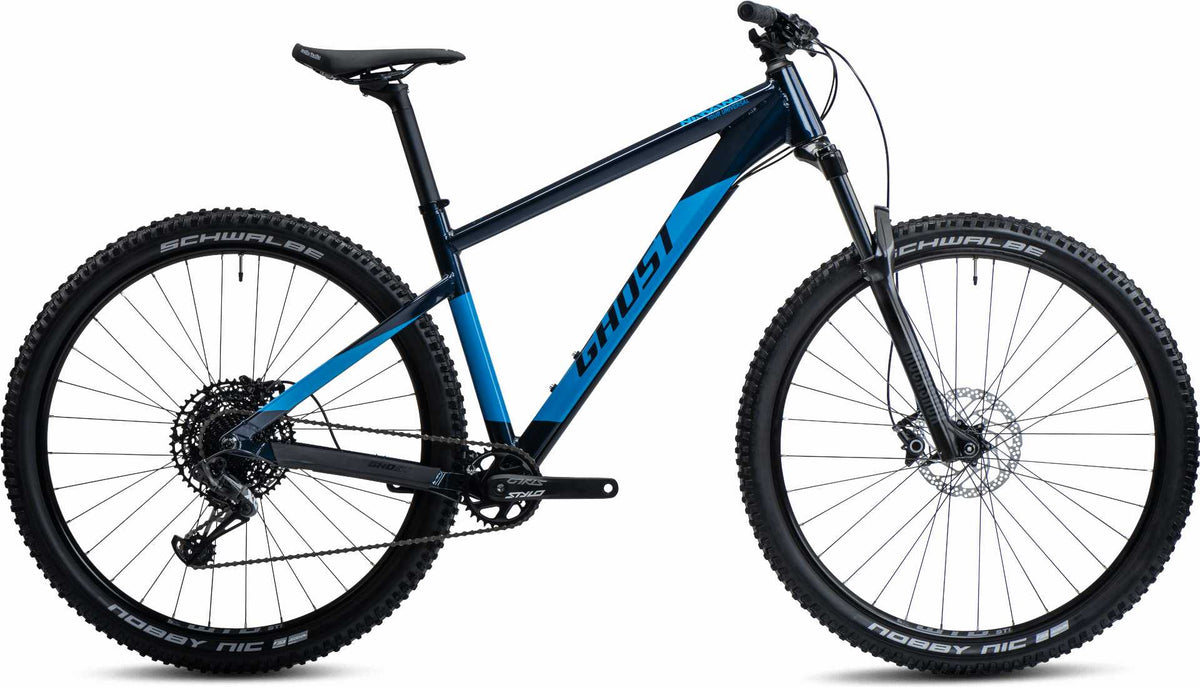Ghost Nirvana Tour SF Universal MTB-Hardtail Diamant dark blue pearl/bright blue glossy - XS