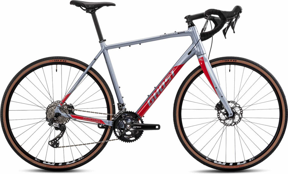 Ghost Road Rage Advanced AL Gravelbike Diamant 28" light blue grey/riot red glossy