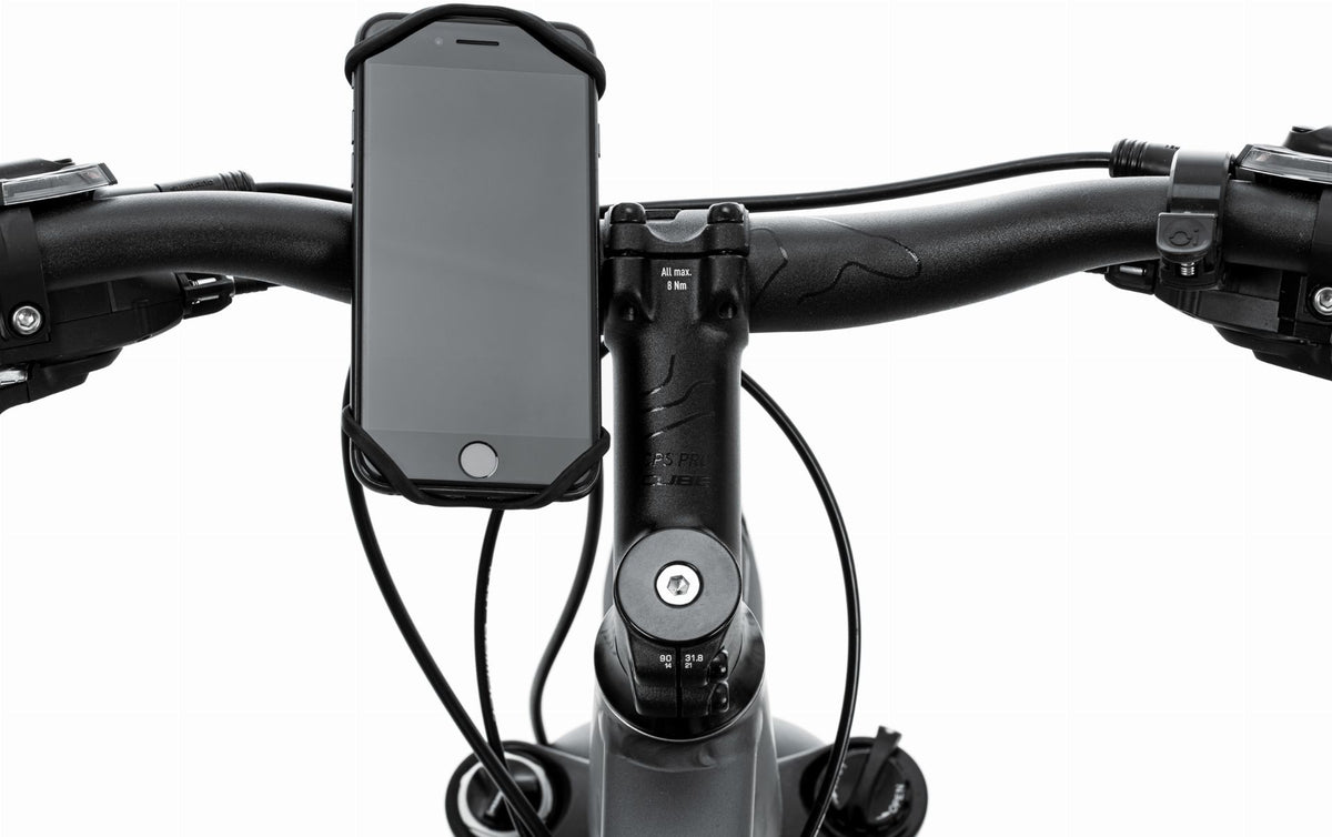 handyhalterung fahrrad busch und müller Acid Handyhalterung Pure black 130 x 55 x 25 mm – Biketech24
