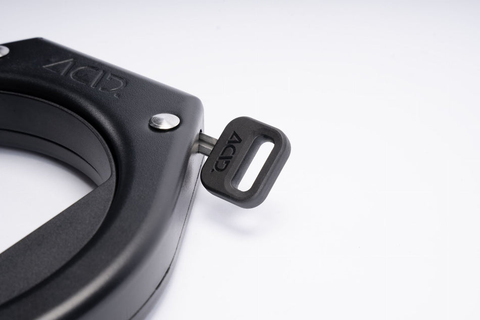 Acid Rahmenschloss Latch 6078 D, Schlüssel abziehbar black