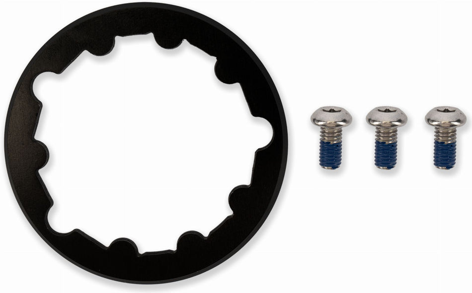 Acid Kettenblatt Spacer kompatibel mit SRAM 3-bolt Standard, Kettenlinie von 53 mm auf 50 mm black 3 mm