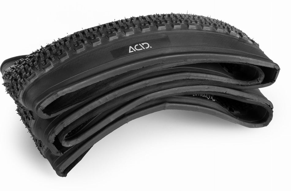 Acid Gravel Reifen Outland, Traction Compound Faltreifen 28" Tubeless Ready, Rebound-Core black reflective 42-622