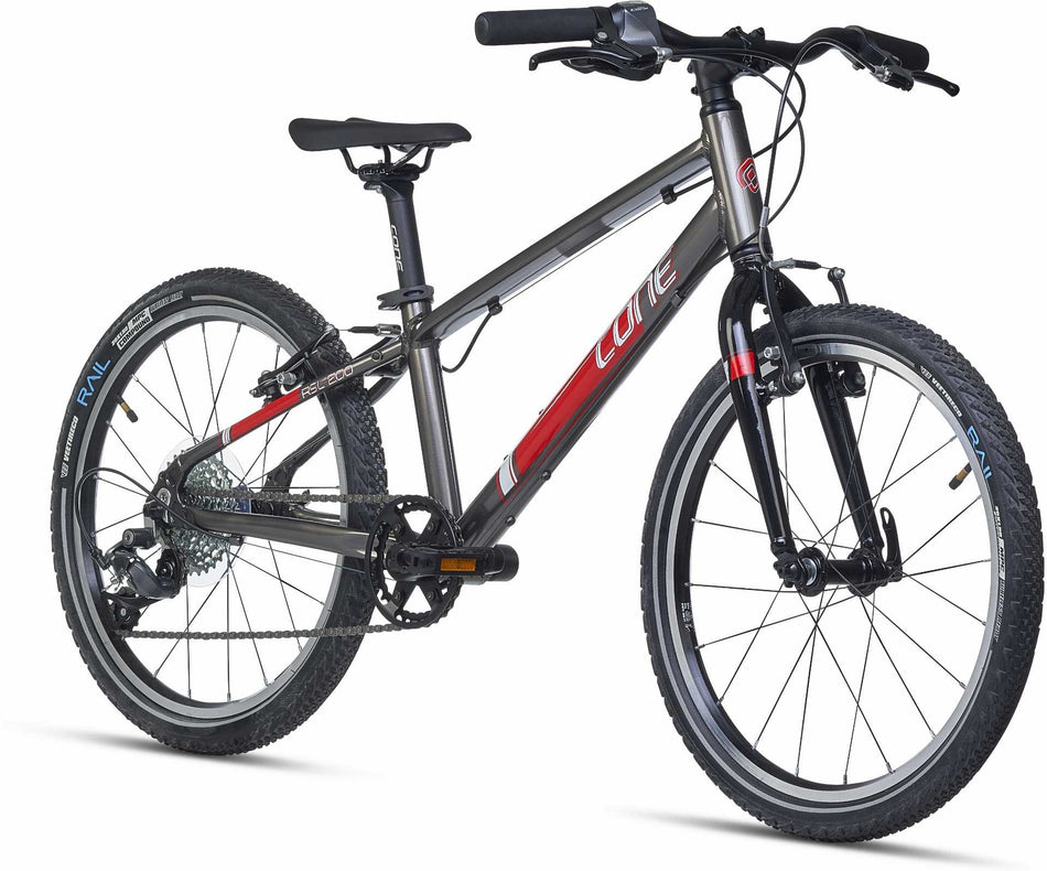 Cone RSL 200 Kinderrad 20" grau/kaminrot