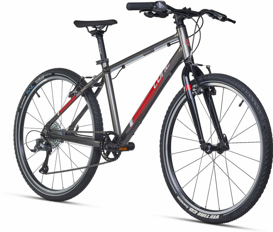 Cone RSL 240 Kinderrad 24" grau/kaminrot