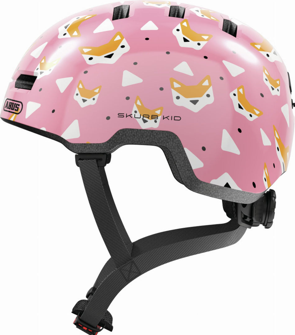 Abus Skurb Kid Kinder-Helm rose foxes
