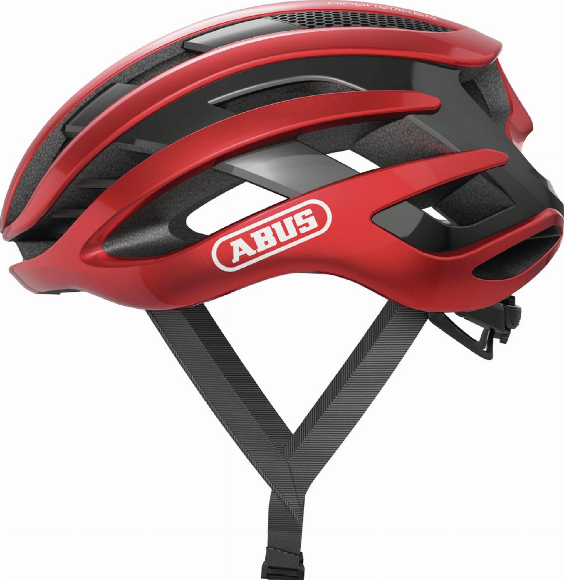 Abus Airbreaker Helmet Red Black, Size M (52-58 cm) - EUR