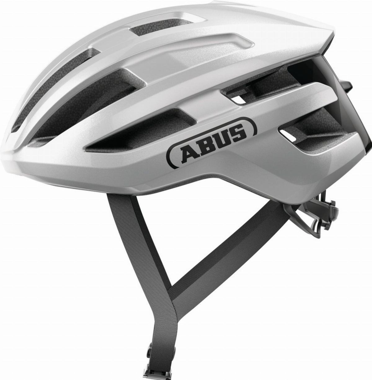 abus fahrradhelm rennrad Abus PowerDome Rennrad-Helm gleam silver – Biketech24