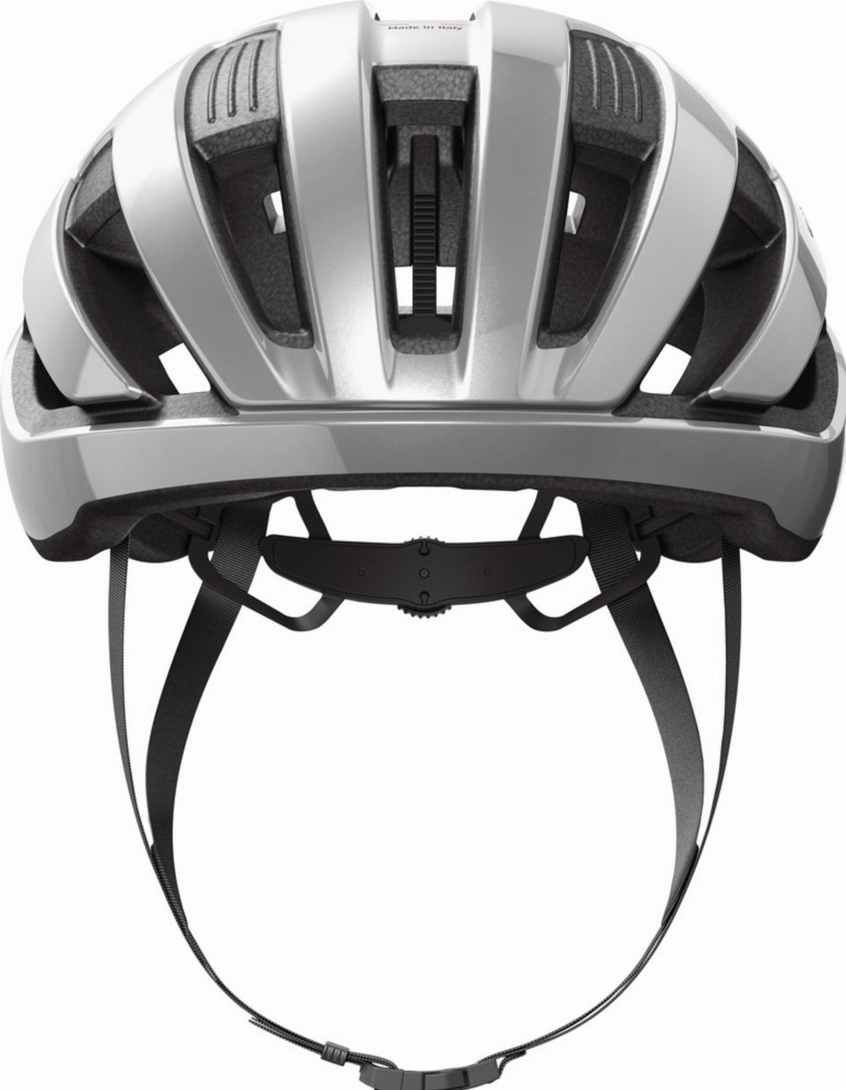 Abus WingBack Rennrad-Helm gleam silver