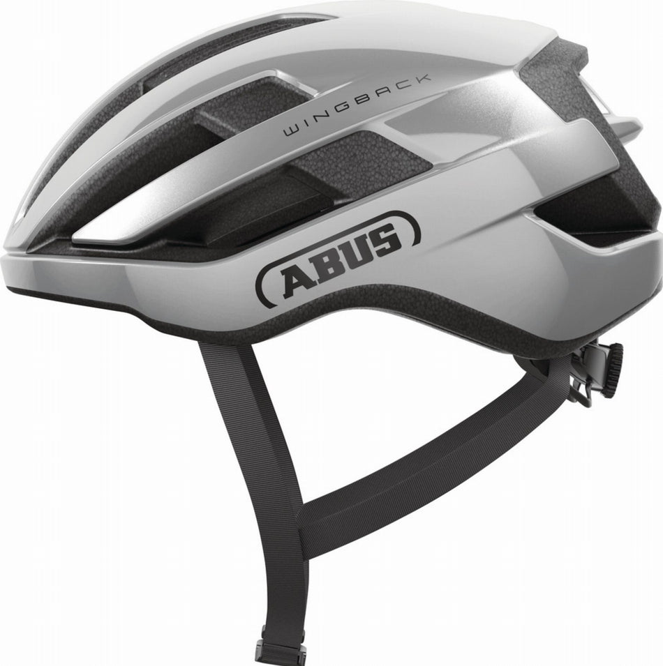 Abus WingBack Rennrad-Helm gleam silver