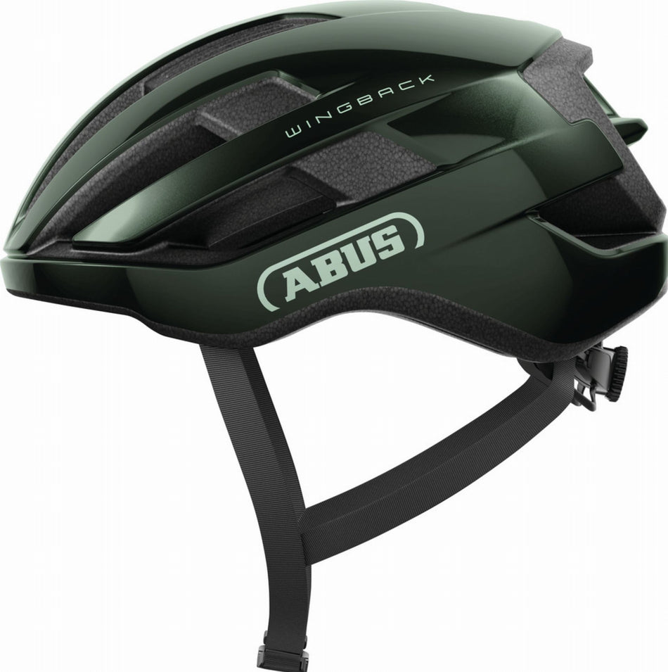 Abus WingBack Rennrad-Helm moss green