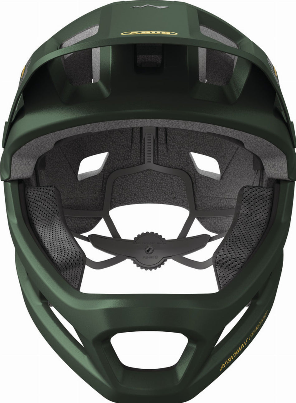 Abus YouDrop FF Kinder-Helm moss green S (48-55 cm)
