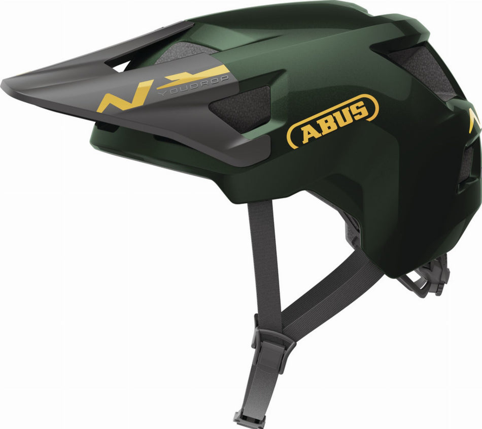 Abus YouDrop Kinder-Helm moss green S (48-55 cm)