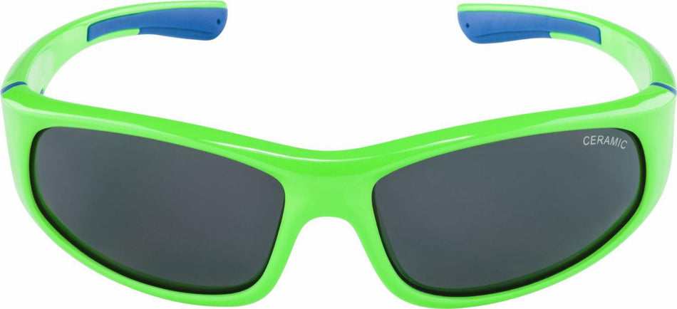 Alpina Flexxy Junior Kinder & Jugend Brille neon green-blue/ceramic black