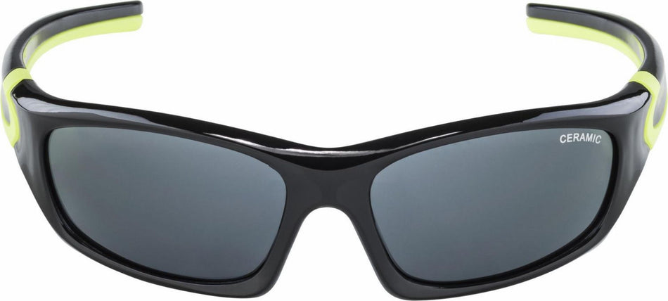 Alpina Flexxy Teen Kinder & Jugend Brille black-neon yellow/ceramic black