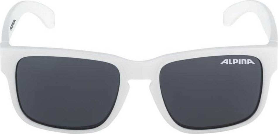 Alpina Mitzo Kinderbrille white matt/mirror black