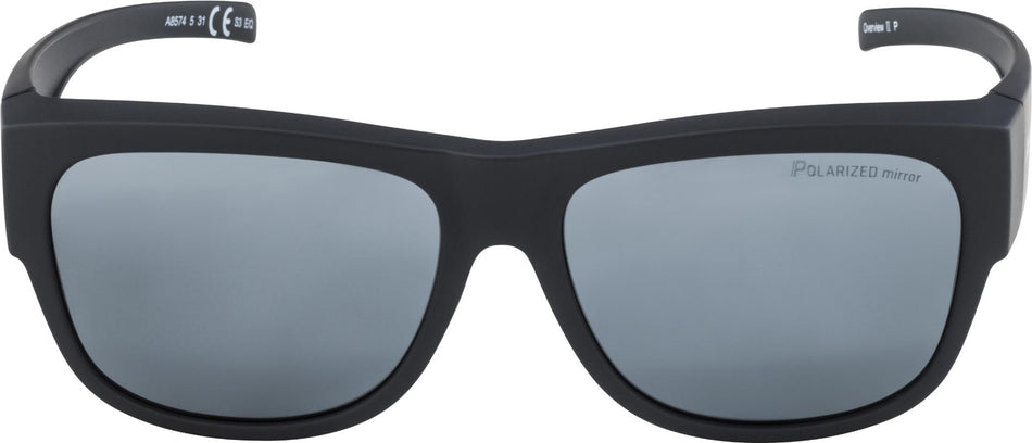Alpina Overview II P Sportbrille black matt/polarisation mirror black one size