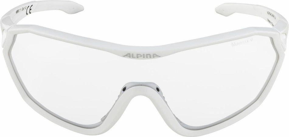 Alpina S-Way V Sportbrille white matt