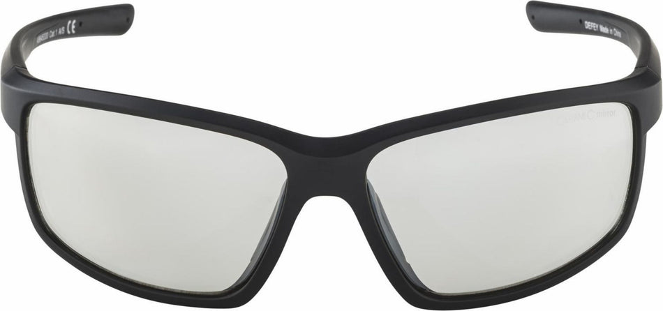 Alpina Defey Sportbrille black matt/ceramic mirror clear