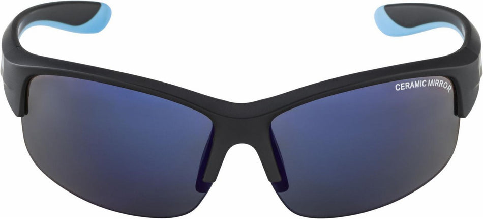 Alpina Flexxy Youth HR Kinder & Jugend Brille black-blue matt/ceramic mirror blue