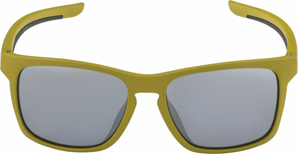 Alpina Flexxy Cool Kids I Kinder & Jugend Brille olive - black mat/mirror black