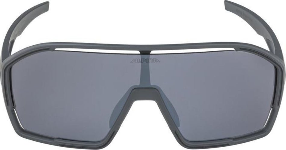Alpina Bonfire Sportbrille midnight-grey matt/mirror green one size