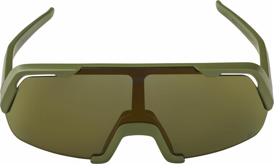 Alpina Rocket Youth Q-Lite Jugendbrille olive matt/mirror bronce