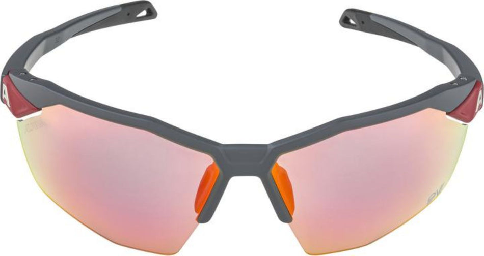 Alpina Twist Six HR QV Sportbrille midnight-grey matt/quattro/variofl.mirror+ rainb. one size