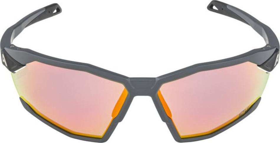 Alpina Twist Six QV Sportbrille midnight/quattro/variofl.mirror+ rainb. one size