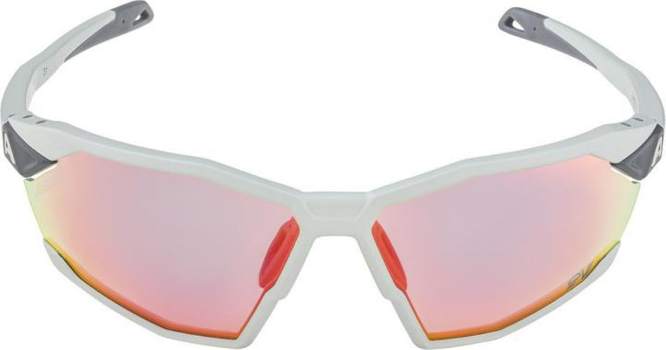 Alpina Twist Six QV Sportbrille smoke/quattro/variofl.mirror+ rainb. one size