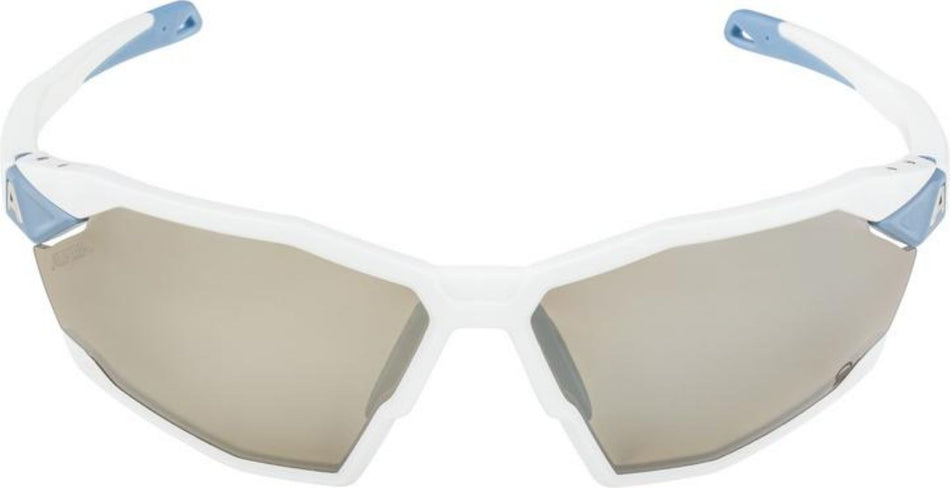 Alpina Twist Six Q Sportbrille white matt/mirror silver one size