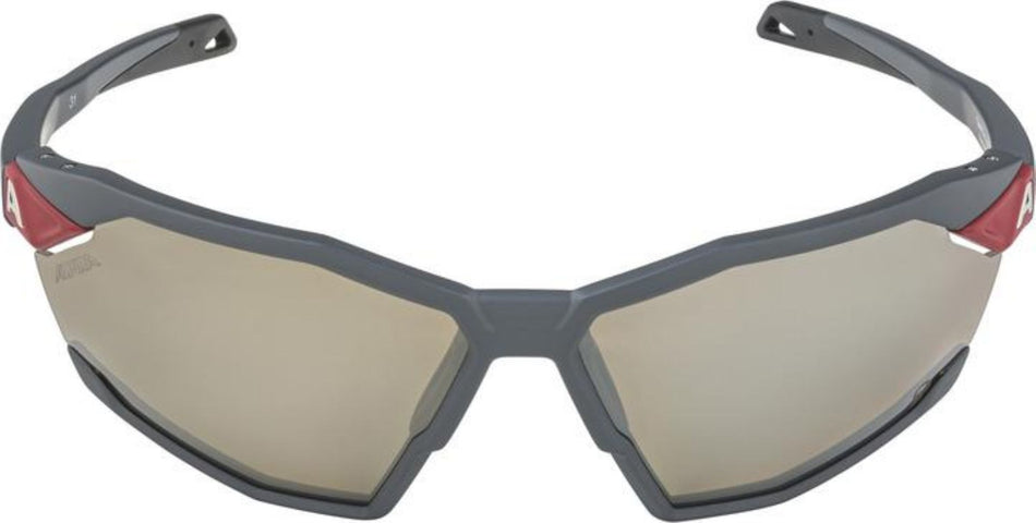 Alpina Twist Six Q Sportbrille midnight-grey matt/silver mirror one size