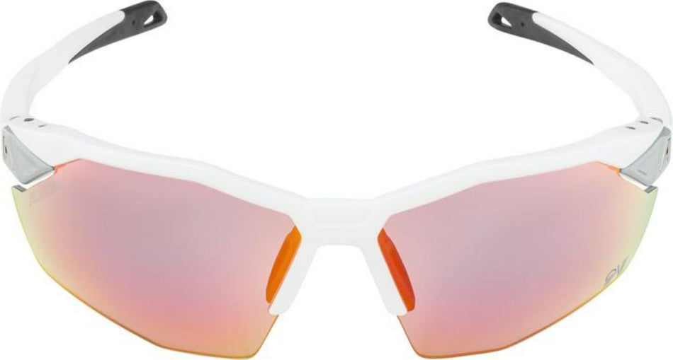 Alpina Twist Six S HR QV Sportbrille white matt/quattro/variofl.mirror+ rainb. one size