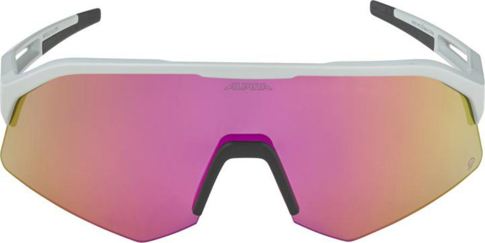 Alpina Sonic HR Q Sportbrille smoke-grey matt/mirror pink one size