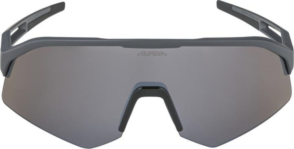 Alpina Sonic HR Q-Lite Sportbrille midnight-grey matt/mirror silver one size