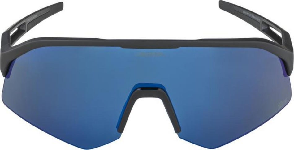Alpina Sonic HR Q-Lite Sportbrille black matt/mirror blue one size