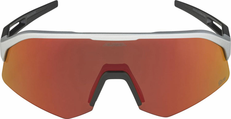 Alpina Sonic HR Q-Lite Sportbrille aluminium/mirror red one size