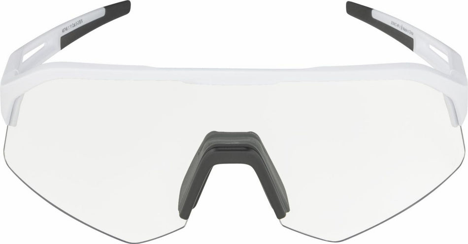 Alpina Sonic HR V Sportbrille white matt/varioflex black one size
