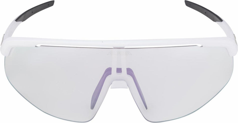 Alpina Turbo Pro V Sportbrille white matt/mirror pink one size