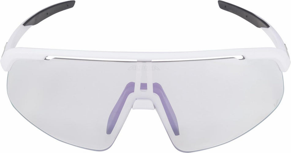 Alpina Turbo Pro S V Sportbrille white matt/mirror pink one size