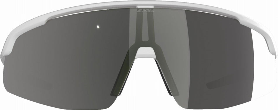 Alpina Turbo Pro S Q-Lite Sportbrille white gloss/mirror silver one size