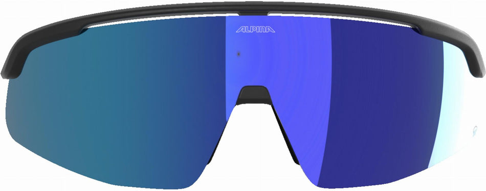Alpina Turbo Pro Q Sportbrille black-white mat/blue one size