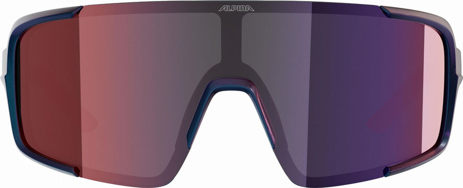 Alpina Lumin Sportbrille black-purple matt/mirror pink one size