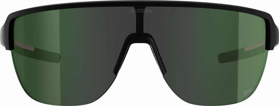 Alpina Ram 2.0 Q-Lite Sportbrille black-white matt/mirror green one size